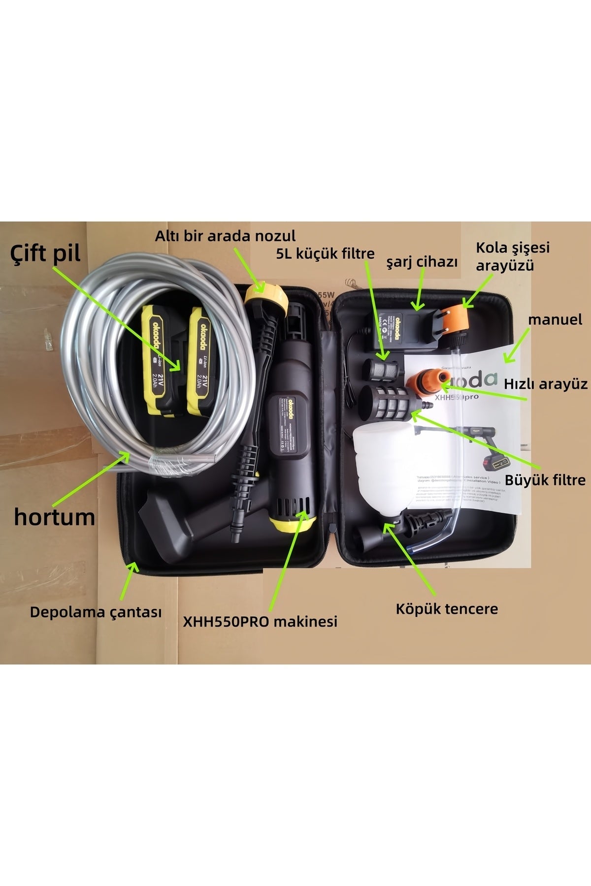 StormHand Şarjlı Oto Yıkama Makinesi